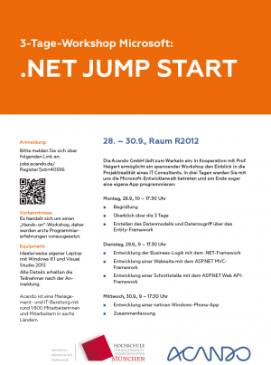.NET Jump Start Plakat